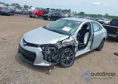 2015 Toyota Corolla S Plus из США, поврежденный, VIN 2T1BURHE1FC231442